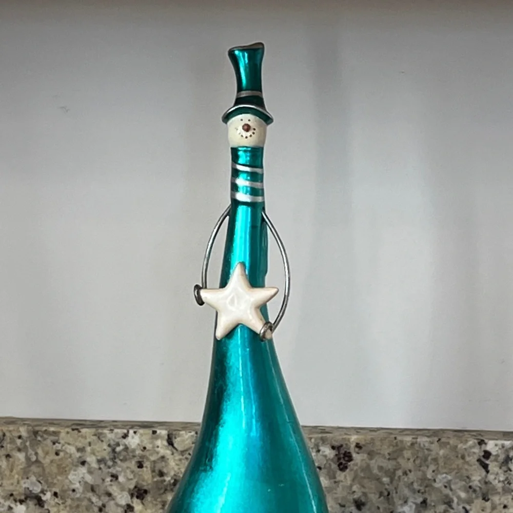 VTG Pier 1 “Mercury Glass” Snowman